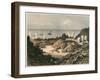 Etna Crater in 1834-Eugene Ciceri-Framed Art Print