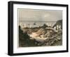 Etna Crater in 1834-Eugene Ciceri-Framed Art Print