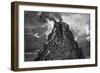 Etna Erupts, 1820-null-Framed Art Print