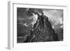 Etna Erupts, 1820-null-Framed Art Print