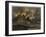 Etna Erupts 1869-Eugene Ciceri-Framed Art Print