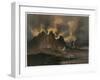 Etna Erupts 1869-Eugene Ciceri-Framed Art Print