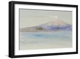 Etna from Taormina-John Ruskin-Framed Giclee Print