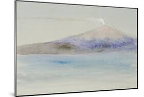 Etna from Taormina-John Ruskin-Mounted Giclee Print