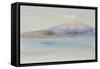 Etna from Taormina-John Ruskin-Framed Stretched Canvas