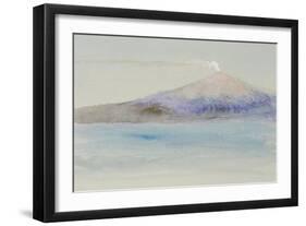 Etna from Taormina-John Ruskin-Framed Giclee Print