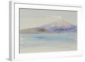 Etna from Taormina-John Ruskin-Framed Giclee Print