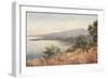 Etna, Giardini, and Schiso from Taormina-Alberto Pisa-Framed Giclee Print