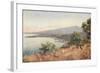 Etna, Giardini, and Schiso from Taormina-Alberto Pisa-Framed Giclee Print
