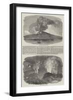 Etna in Eruption-null-Framed Giclee Print