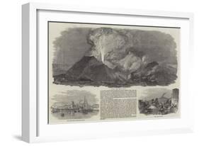 Etna in Eruption-null-Framed Giclee Print