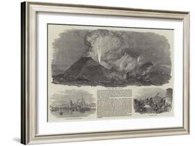 Etna in Eruption-null-Framed Giclee Print