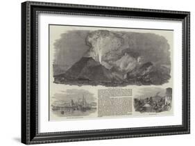 Etna in Eruption-null-Framed Giclee Print