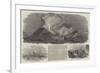 Etna in Eruption-null-Framed Giclee Print