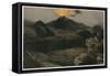 Etna Lava Desert-Eugene Ciceri-Framed Stretched Canvas