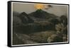 Etna Lava Desert-Eugene Ciceri-Framed Stretched Canvas