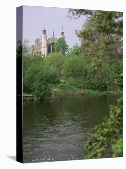 Eton College Chapel and River Thames, Berkshire, England, United Kingdom-G Richardson-Stretched Canvas