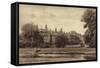 Eton College from the River-null-Framed Stretched Canvas