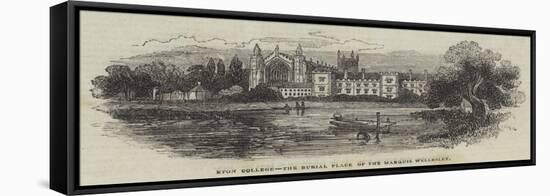 Eton College, the Burial Place of the Marquis Wellesley-null-Framed Stretched Canvas