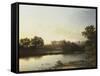 Eton from the River, 1818-Patrick Nasmyth-Framed Stretched Canvas