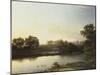 Eton from the River, 1818-Patrick Nasmyth-Mounted Giclee Print