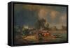 'Eton from the River', 19th century, (1935)-John Hilder-Framed Stretched Canvas