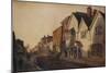 Eton High Street, c19th century, (1924)-Peter De Wint-Mounted Giclee Print