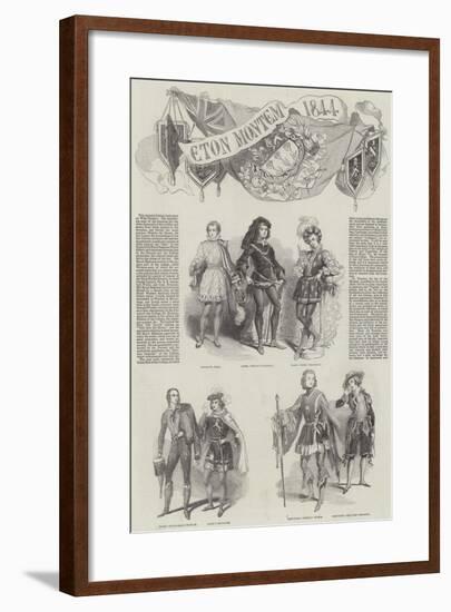 Eton Montem in 1844-null-Framed Giclee Print