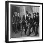 Eton's Amateur Firemen Practising a Hose Drill, Berkshire, C1922-null-Framed Giclee Print