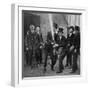 Eton's Amateur Firemen Practising a Hose Drill, Berkshire, C1922-null-Framed Giclee Print