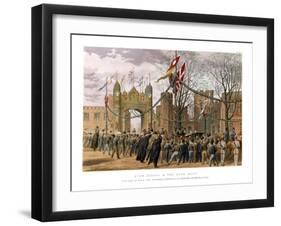 Eton School and 'The Boys Arch, C19th Century-null-Framed Giclee Print