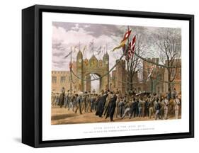 Eton School and 'The Boys Arch, C19th Century-null-Framed Stretched Canvas