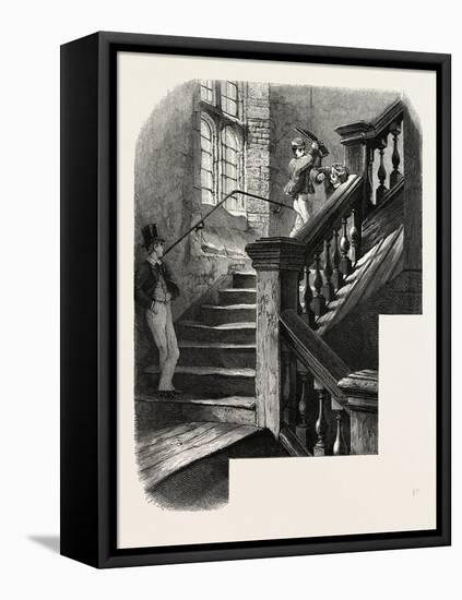 Eton, Staircase to the Upper School, UK-null-Framed Stretched Canvas