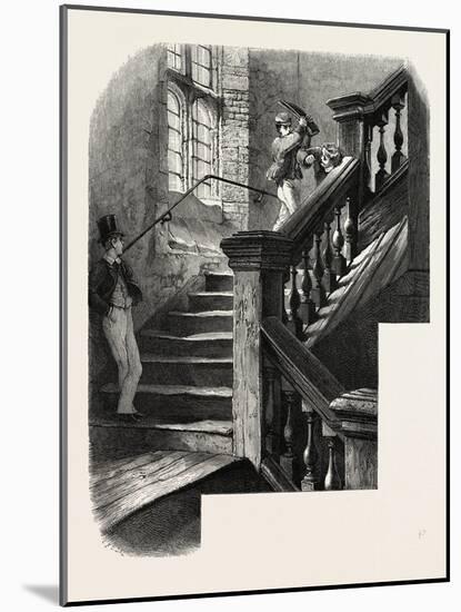 Eton, Staircase to the Upper School, UK-null-Mounted Giclee Print