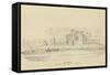 Eton Wharf, 1821-null-Framed Stretched Canvas