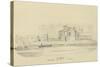 Eton Wharf, 1821-null-Stretched Canvas