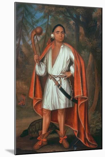 Etow Oh Koam, King of the River Nations, 1710-Johannes Verelst-Mounted Giclee Print