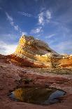 Rising Sandstone Monolith-eTrayne-Photographic Print