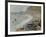 Etretat, Beach and the Porte D'Amont, 1883-Claude Monet-Framed Giclee Print