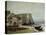 Etretat Cliffs-Gustave Courbet-Stretched Canvas