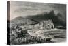 Etretat, Illustration from the Chapter on Normandy from 'La Normandie Illustree', Engraved by…-Felix Benoist-Stretched Canvas