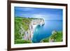 Etretat, La Manneporte Natural Rock Arch Wonder, Cliff and Beach. Long Exposure Photography. Norman-stevanzz-Framed Photographic Print