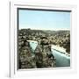 Etretat (Seine-Maritime, France), Overview from Fort Frefosse, Circa 1860-Leon, Levy et Fils-Framed Photographic Print