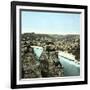 Etretat (Seine-Maritime, France), Overview from Fort Frefosse, Circa 1860-Leon, Levy et Fils-Framed Photographic Print