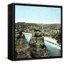 Etretat (Seine-Maritime, France), Overview from Fort Frefosse, Circa 1860-Leon, Levy et Fils-Framed Stretched Canvas