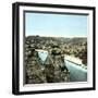 Etretat (Seine-Maritime, France), Overview from Fort Frefosse, Circa 1860-Leon, Levy et Fils-Framed Photographic Print