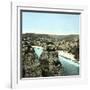 Etretat (Seine-Maritime, France), Overview from Fort Frefosse, Circa 1860-Leon, Levy et Fils-Framed Photographic Print