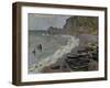 Etretat, The Beach, c.1883-Claude Monet-Framed Giclee Print