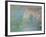 Etretat, the Cliff, Reflections on Water; 1885-Claude Monet-Framed Giclee Print