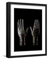 Etruscan Art : Two Hands - Bronze Sculpture-null-Framed Photographic Print